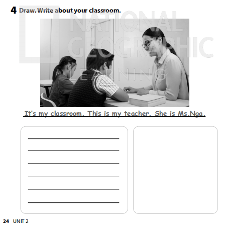 Sách bài tập Tiếng Anh 3 Wonderful World Unit 2 Lesson 1