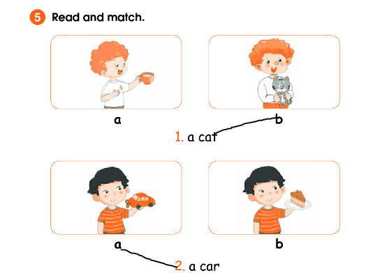 Giải SBT Tiếng Anh lớp 1 Unit 2 In the dining room