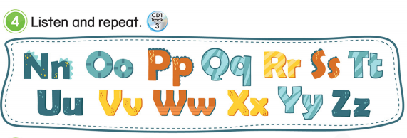 Tiếng Anh 3 Phonics Smart Unit Welcome Letters