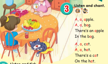 Tiếng Anh lớp 1 Unit 3 Lesson 2