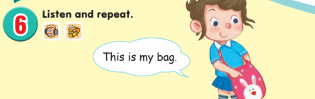 Tiếng Anh lớp 1 Unit 3 Lesson 3