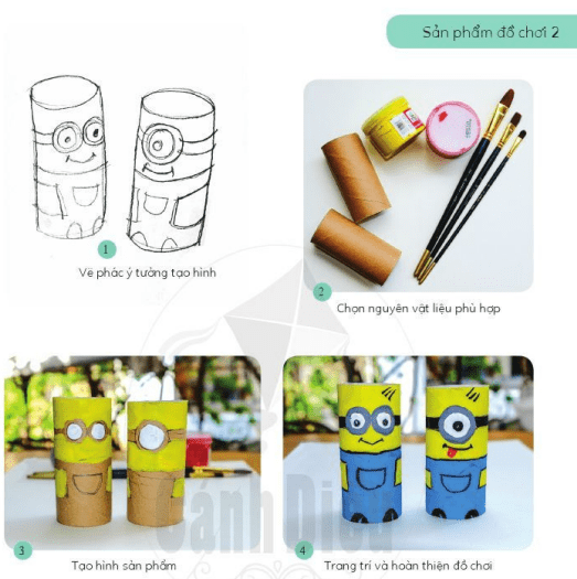 Sáng tạo - trang 65 SGK Mĩ thuật lớp 6 Cánh Diều