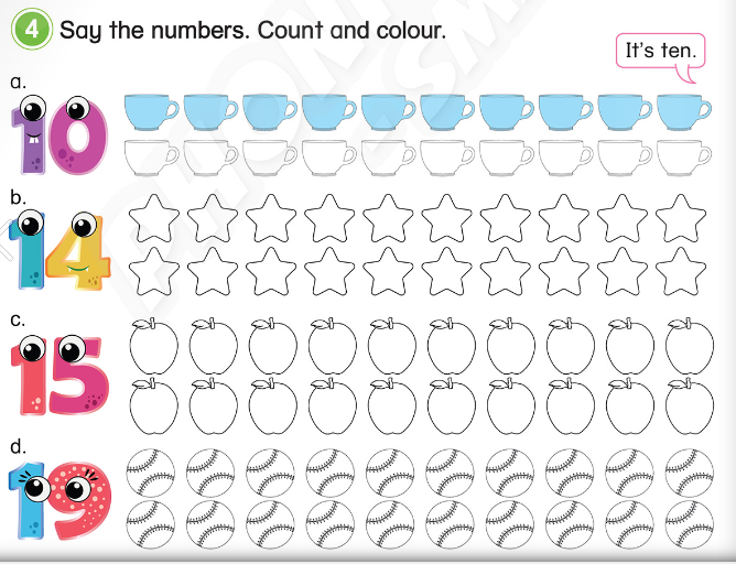 SBT Tiếng Anh lớp 3 Phonics Smart Unit Welcome Numbers