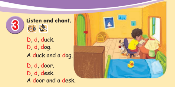 Tiếng Anh lớp 1 Unit 4 Lesson 2