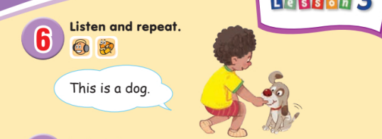 Tiếng Anh lớp 1 Unit 4 Lesson 3