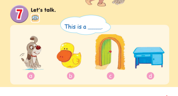 Tiếng Anh lớp 1 Unit 4 Lesson 3