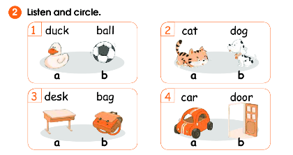 Giải SBT Tiếng Anh lớp 1 Unit 4 In the bedroom