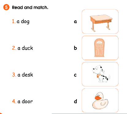 Giải SBT Tiếng Anh lớp 1 Unit 4 In the bedroom