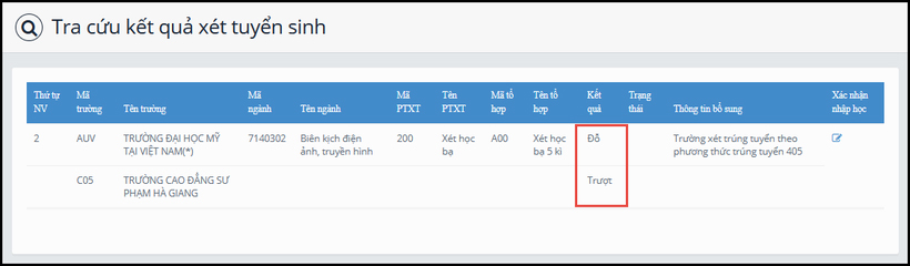 Hướng dẫn xác nhận nhập học trực tuyến 2022