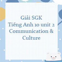  Tiếng Anh 10 unit 2 Communication and Culture/ CLIL Global Success