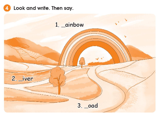 Sách bài tập Tiếng Anh lớp 2 Unit 4 In the countryside