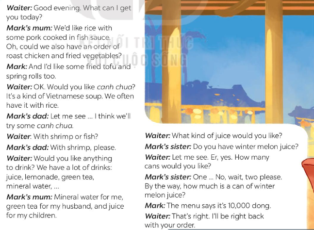 Unit 5 lớp 7 Getting Started sách Global Success