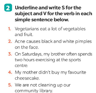 Tiếng Anh 7 Unit 2 A Closer Look 2