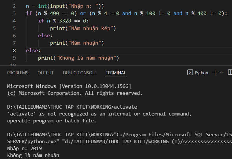Giải Tin 10 Bài 6