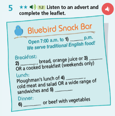 Giải sách bài tập tiếng Anh 7 Right On Skills Practice A