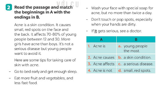Tiếng Anh 7 Unit 2 Skills 1