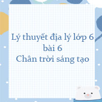 Lý thuyết địa lý lớp 6 bài 6
