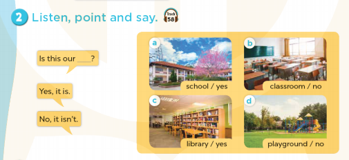 Tiếng Anh lớp 3 Unit 6 Lesson 1