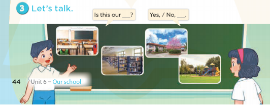 Tiếng Anh lớp 3 Unit 6 Lesson 1