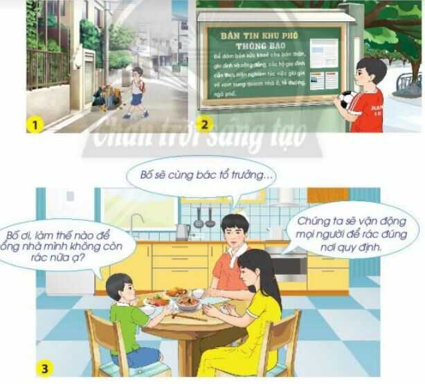 Tự nhiên xã hội lớp 3 Bài 4: Giữ vệ sinh xung quanh nhà Chân trời sáng tạo