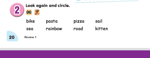 Review 1 lớp 2 trang 20 sách Kết nối tri thức