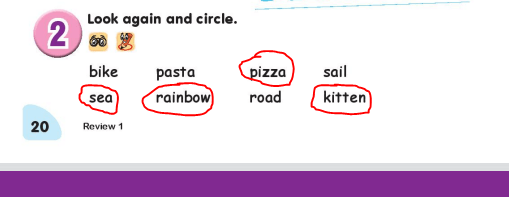 Review 1 lớp 2 trang 20 sách Kết nối tri thức