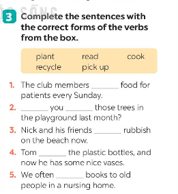 Tiếng Anh 7 Unit 3 A Closer Look 2