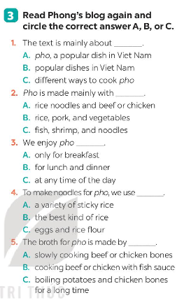 Unit 5 lớp 7 Skills 1 sách Global Success