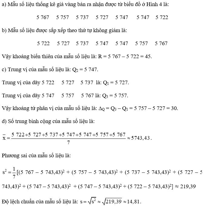 Giải bài 3 trang 41 SGK Toán 10 tập 2 – Cánh diều