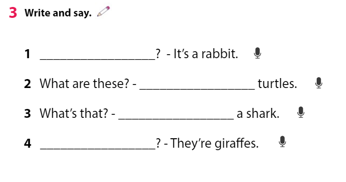 Tiếng Anh 3 Wonderful World Review 2 Part 2