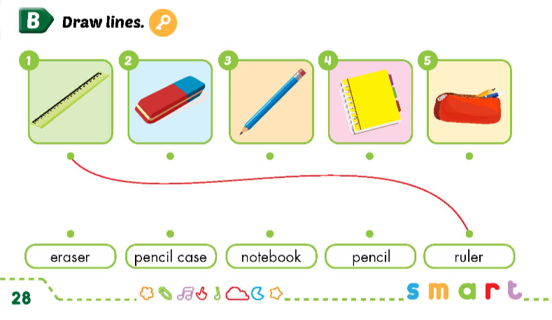 Sách bài tập Tiếng Anh 3 Smart Start Unit 3 Lesson 1