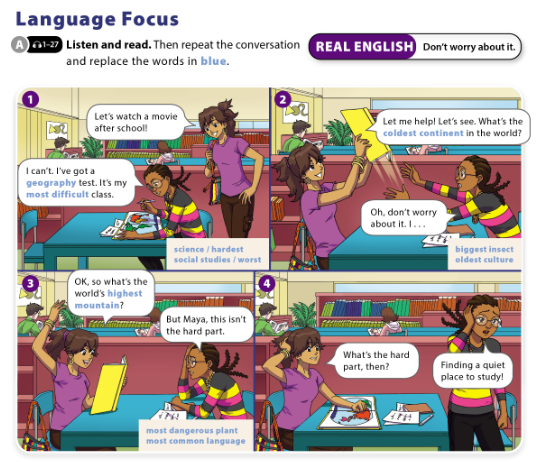 Tiếng Anh 7 Cánh Diều Unit 4 Language Focus