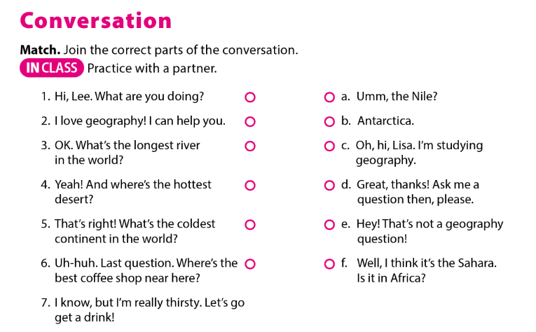 SBT Tiếng Anh 7 Cánh Diều Unit 4 Conversation