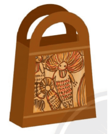 Thiết kế tạo dáng và trang trí túi giấy với hình vẽ thời Tiền sử - trang 30 SGK Mĩ thuật lớp 6 Chân trời sáng tạo