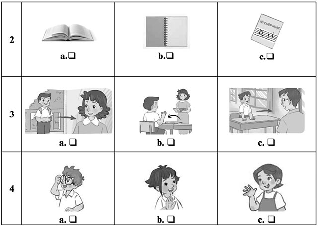 Đề thi Tiếng Anh lớp 3 học kì 1 Kết nối tri thức 3