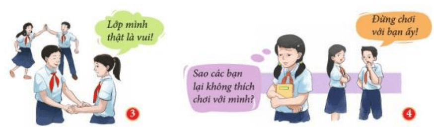 Em hãy quan sát hình ảnh và trả lời câu hỏi Theo em, tình huống nào trong