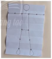 Gấp giấy và vẽ hình người đơn giản - trang 32 SGK Mĩ thuật lớp 6 Chân trời sáng tạo