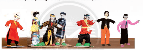 Tập hợp các nhân vật để tạo hoạt cảnh - trang 40 SGK Mĩ thuật lớp 6 Chân trời sáng tạo