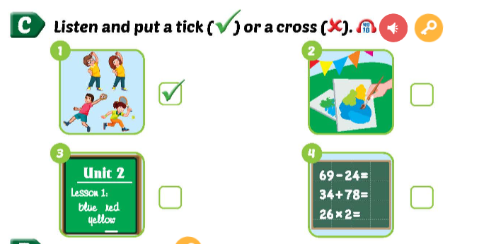Sách bài tập Tiếng Anh 3 Smart Start Unit 3 Lesson 2