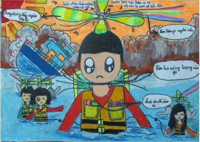 Tranh vẽ cuộc thi ý tưởng trẻ thơ