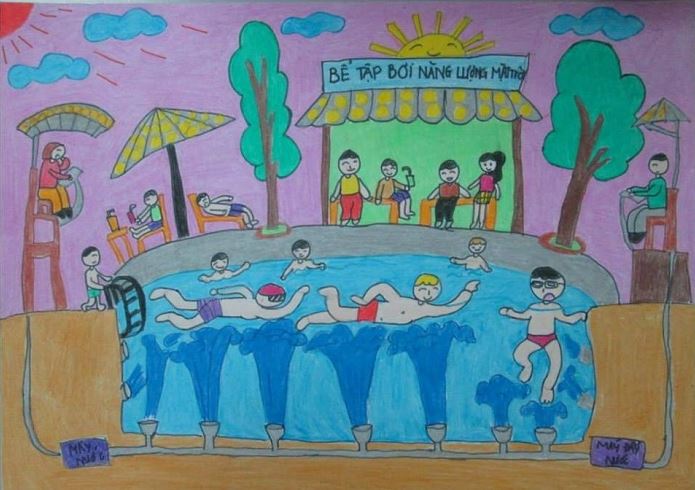 Tranh vẽ cuộc thi ý tưởng trẻ thơ