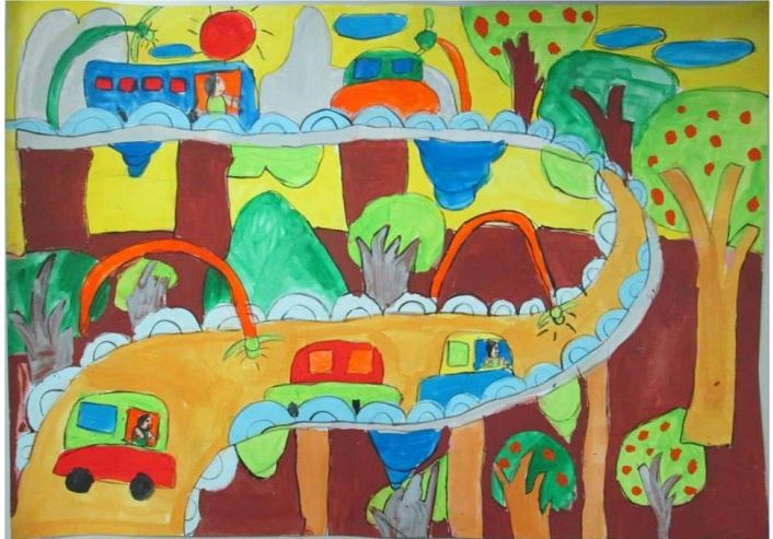 Tranh vẽ cuộc thi ý tưởng trẻ thơ