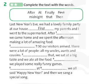 Tiếng Anh 7 Friends Plus Workbook Unit 3 Writing