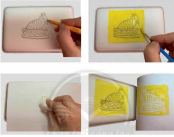 Cách mô phỏng họa tiết bằng kĩ thuật in - trang 52 SGK Mĩ thuật lớp 6 Chân trời sáng tạo