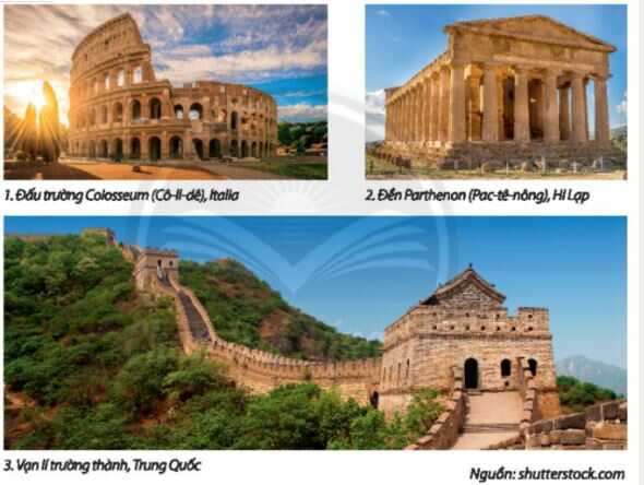 Tìm hiểu nghệ thuật kiến trúc Cổ đại thế giới - trang 50 SGK Mĩ thuật lớp 6 Chân trời sáng tạo