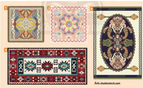 Khám phá trang trí thảm - trang 55 SGK Mĩ thuật lớp 6 Chân trời sáng tạo