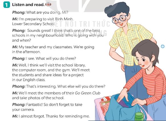 Unit 6 lớp 7 Getting Started sách Global Success