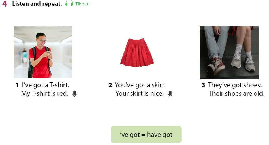 Tiếng Anh 3 Wonderful World Unit 5 Lesson 1