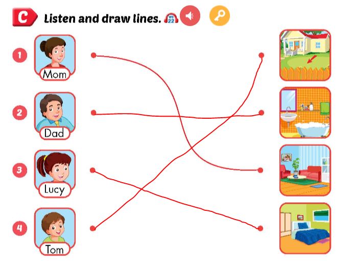 Sách bài tập Tiếng Anh lớp 3 Smart Start Unit 4 Lesson 1
