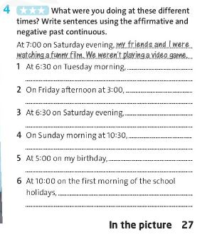 Tiếng Anh 7 Friends Plus Workbook Unit 4 Language Focus trang 27